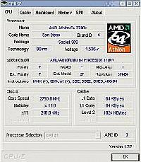 Tela de CPU-Z v. 1.44