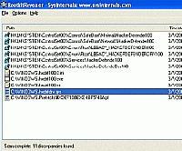 Tela de Rootkit Revealer