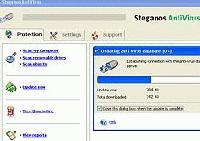 Tela de Steganos Antivirus 7