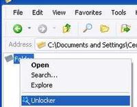 Tela de Unlocker 1.8.7